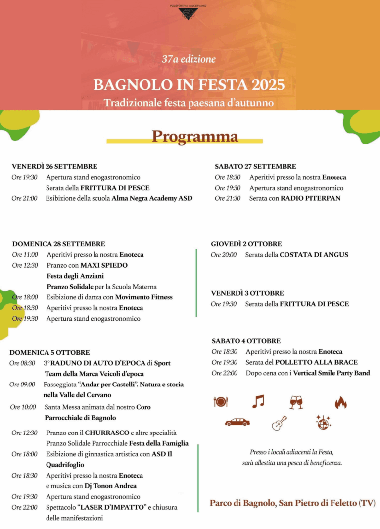 Locandina de Bagnolo in Festa