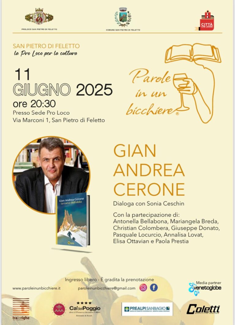 Parole in un Bicchiere - Incontro con l'autore Gian Andrea Cerone